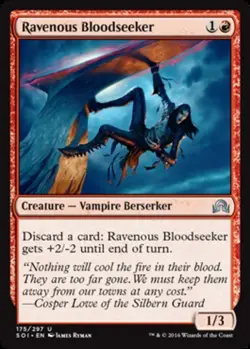 Ravenous Bloodseeker - Shadows Over Innistrad #175/297 MTG Magic The Gathering - Image 1