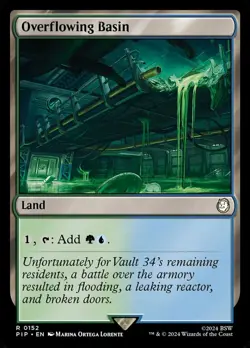 Overflowing Basin - Foil - Universes Beyond: Fallout #0152 MTG Magic The Gatheri - Image 1