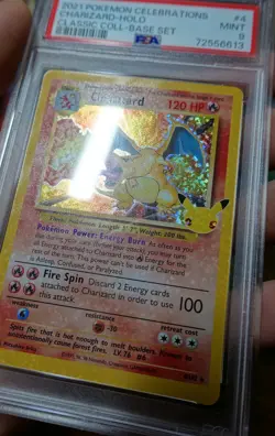 Charizard Celebrations PSA 9 + Blastoise & Venusaur Trio Pokemon Cards Graded - Image 2