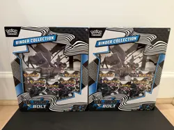 Pokemon TCG Black Bolt Binder Collection Box - Factory Sealed - Image 1