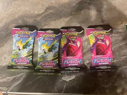 Pokemon TCG Sword & Shield Fusion Strike Sleeved Booster Pack 4-Count 820650809170 - Image 1