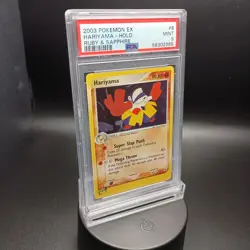 Pokemon PSA 9 MINT Hariyama 8/109 EX Ruby & Sapphire Holofoil Rare 2003 - Image 2
