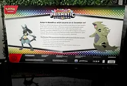 Pokemon Prismatic Evolutions Lucario EX & Tyranitar Ex Premium collection Sealed - Image 5