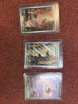 Pokemon Scarlett & Violet 151 Full Art Charizard, Charmeleon, Charmander NM - Image 1