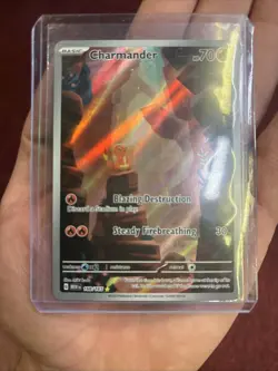 Pokemon Scarlett & Violet 151 Full Art Charizard, Charmeleon, Charmander NM - Image 3