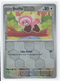 2023 Pokemon Shrouded Fable - Reverse Holo Stufful Basic #52 - Image 1