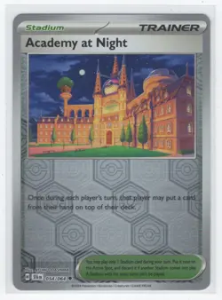 2023 Pokemon Shrouded Fable - Reverse Holo Academy at Night Trainer #54 - Image 1