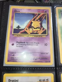 Abra 43/102 Pokemon TCG: Base Set 1999 WOTC LP-NM Vintage - Image 1