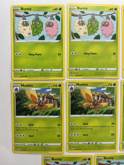 Pokemon Tcg Lot of 8 Burmy, Mothrim Common basic - Image 2