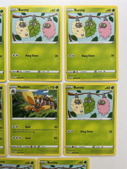 Pokemon Tcg Lot of 8 Burmy, Mothrim Common basic - Image 4