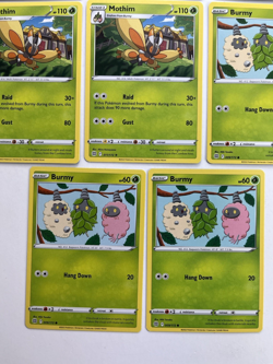 Pokemon Tcg Lot of 8 Burmy, Mothrim Common basic - Image 5