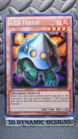 | Yugioh UFO Turtle LCYW-EN233 Secret Rare Legendary Yugis World NM 🔥 | - Image 1