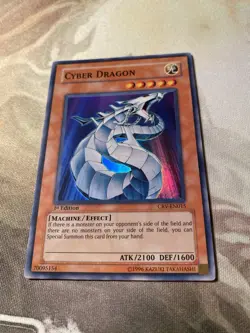 Cyber Dragon CRV-EN015 Cybernetic Revolution 1st Edition Super Rare Yugioh Card - Image 3