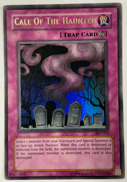 Yugioh PSV-012 Call of the Haunted Ultra Rare Vintage Original - Image 1
