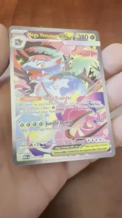 Mega Venusaur EX 177/132 MEGA EVOLUTION Pokemon Card Near Mint NM Free Shipping - Image 2