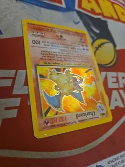 1999 Pokemon TCG Base Set Unlimited Charizard Holo Card#4/102 Hp Wizards Vintage - Image 5
