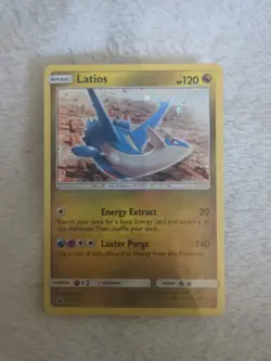 Latios SM136 Holo Pokemon Promo Card Sun & Moon Black Star LP - Image 1