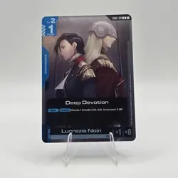 Deep Devotion - Gundam Card Game #GD01-101 - NM Foil Newtype Rising Single - Image 1