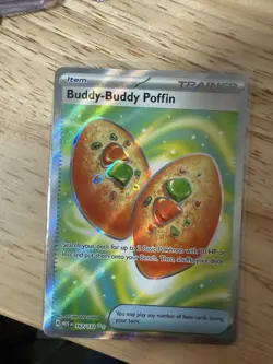 Buddy Buddy Poffin 167/132 Mega Evolution Secret Rare Card Nm -mint - Image 1