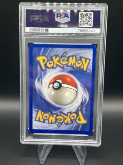 1999 Pokemon TCG Blastoise Base Set Holo Rare Card 2/102 HP PSA 8 - Image 2