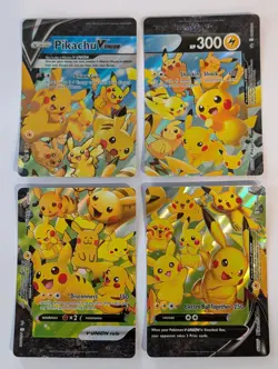 Pikachu V-Union 25th Complete Set SWSH139 SWSH140 SWSH141 SWSH142 Pokemon Card - Image 1