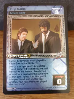 WWE WWF Raw Deal CCG - Pulp Mania - Prize Card - Image 1