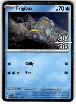 Pokemon TCG Cards Frigibax 058/193 Snowflake Stamped Promo Cosmos Holo NM-M - Image 1