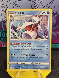 Pokemon TCG Froslass 036/198 Sword & Shield - Chilling Reign Holo Rare Card NM - Image 1