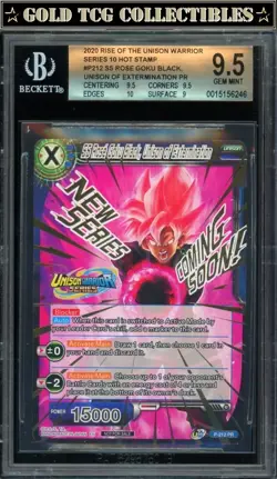 BGS 9.5 ⭐ SS Rose Goku Black Gold Promo Card Super DBS DBZ Z Heroes - Image 1