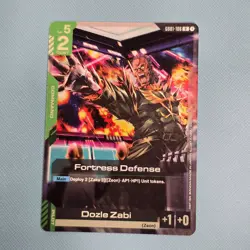 Fortress Defense - Gundam Card Game #GD01-106 - GD01 - NM Foil Newtype Rising Si - Image 3