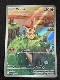 Pokemon TCG Victini - Promo SV: Scarlet & Violet Promo Cards 208 NM - Image 1
