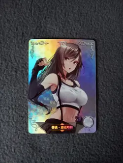 WAIFU CARD Goddess Story SR Rare Anime Girls NS-2M13SR-01 Tifa Final Fantasy - Image 1