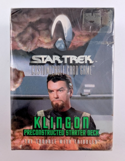 Star Trek CCG Trouble With Tribbles Klingon Starter Deck 2000 (60 Cards) - Image 1