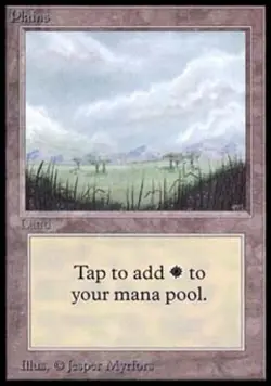 MTG English Plains B NM Normal Alpha - Image 1