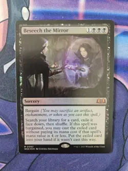 MTG English Beseech the Mirror NM Foil Wilds of Eldraine - Image 1