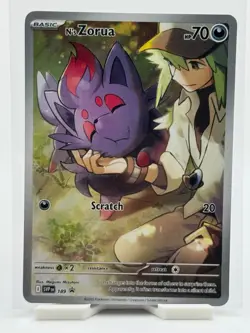 N's Zorua Promo SV: Scarlet & Violet Promo Cards 189 NM - Image 1