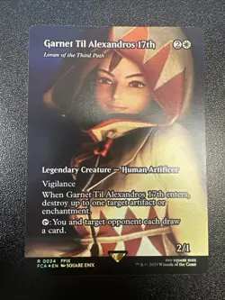 Garnet Til Alexandros 17th (Showcase) Final Fantasy Foil 0024 NM JL - Image 1
