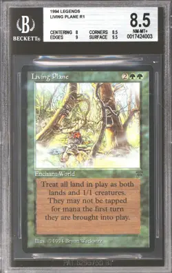 Magic MTG Legends Living Plane BGS 8.5 (8, 8.5, 9, 9.5) NEAR MINT NM - Image 1