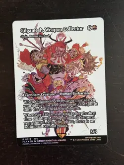 MTG Final Fantasy English Gilgamesh, Weapon Collector Showcase 0013 Foil - Image 1