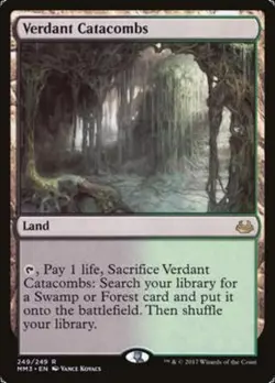 RUSH ENGLISH Catacombes verdoyantes - Verdant Catacombs NM MTG magic MM17 - Image 1