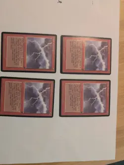 4x Chain Lightning - Legends - English - Magic The Gathering - Image 1