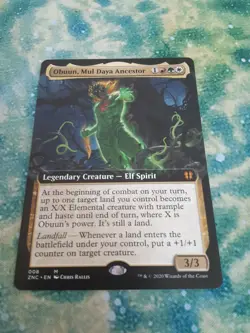 Mtg. OBUUN, MUL DAYA ANCESTOR. Zendikar Rising. Extended art. Pack Fresh! - Image 1