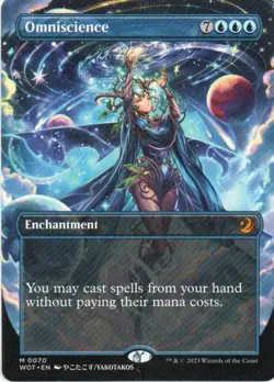 MTG: Wilds of Eldraine: Enchanting Tales: Anime Borderless Omniscience: LP Con - Image 1