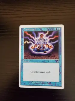 MTG Magic the Gathering 7th Edition - Counterspell - NM - Image 1