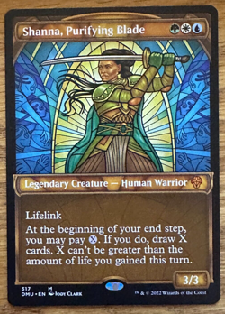 MTG Dominaria United, Shanna, Purifying Blade - Showcase - Image 1