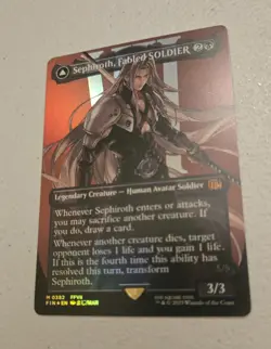 Sephiroth, Fabled SOLDIER (0382) (Borderless) Final Fantasy Foil - Image 1