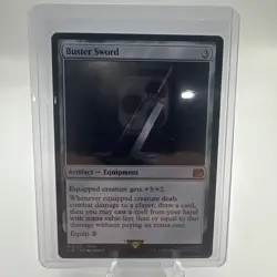 Buster Sword Final Fantasy Regular FIN 0255 Magic The Gathering TCG NM Fresh - Image 1