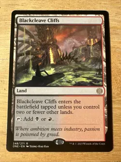 Blackcleave Cliffs - Phyrexia: All Will Be One - MTG - Image 1