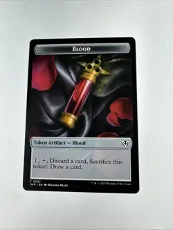 Token- Vampire #7 (1/1) - Blood #21 Double-Sided MTG INR Innistrad Remastered - Image 2
