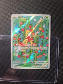 Pokemon TCG Shuckle 136/132 Mega Evolutions Illustration Rare - Image 1